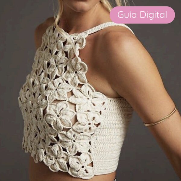 Blusa de Flores (Patrón + Video Tutorial)