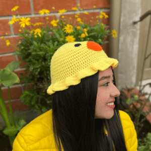 gorrito pollito en crochet 1 Gorrito Pollito