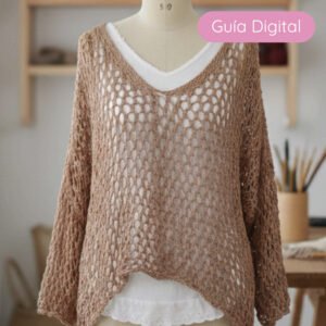 Sobrepuesto Seda Boho (Patrón + Video Tutorial)